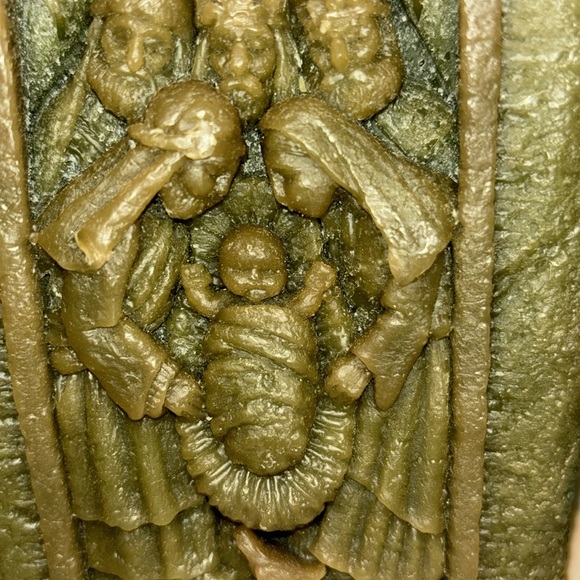 Vintage goth  Christmas candle - Picture 4 of 6